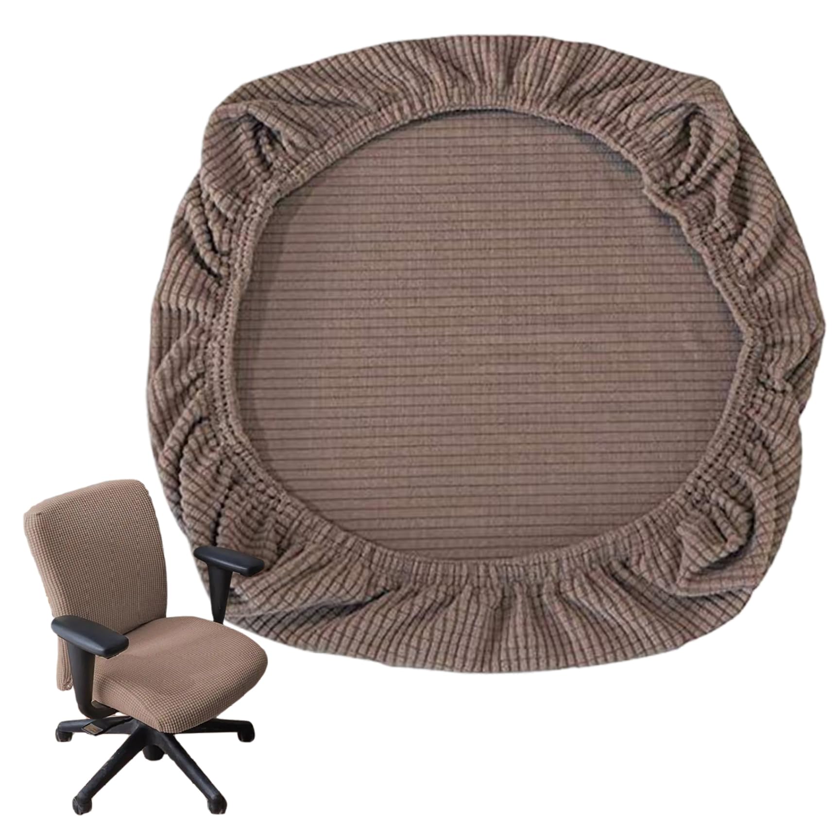 AwnsIMfreien Office Chair Covers, Soft Stretchable Desk Chair Cover, 360° Wrap Thick Computer Cover with Elastic Edge, Covers for Rotating, Office Stretchable