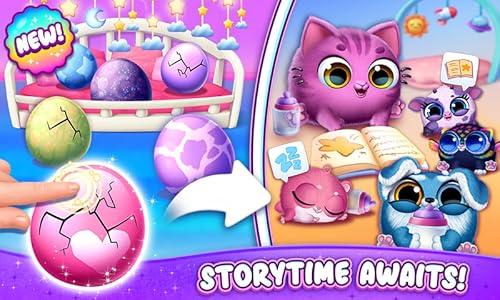 Smolsies 2 - Histórias de pets fofos - abra ovos de animais virtuais e descubra histórias