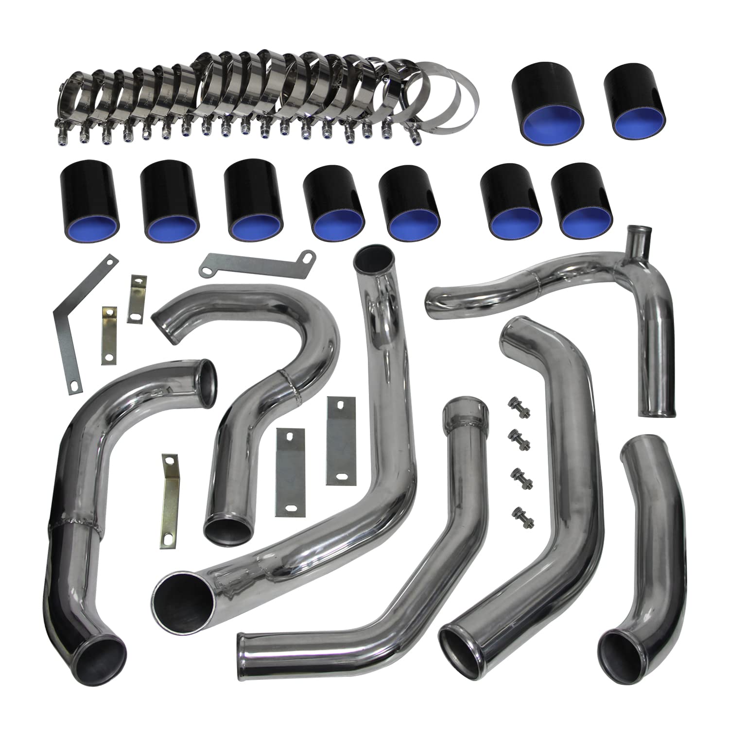 Amazon.com: PKSABB Turbo Aluminum Intercooler Piping Hose Kit for