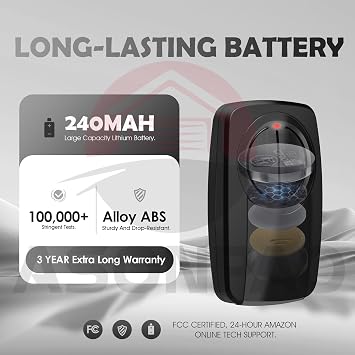 1X KLIK5U-BK2 Universal Chamberlain Garage Door Opener Remote Replacement | FCC Certified