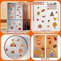 Vista 19 de Christmas Window Clings Xmas Decor - 90 PCS Reusable Double Sided Static Window Stickers - Merry Christmas Gel Decals for Xmas Decorations Indoor