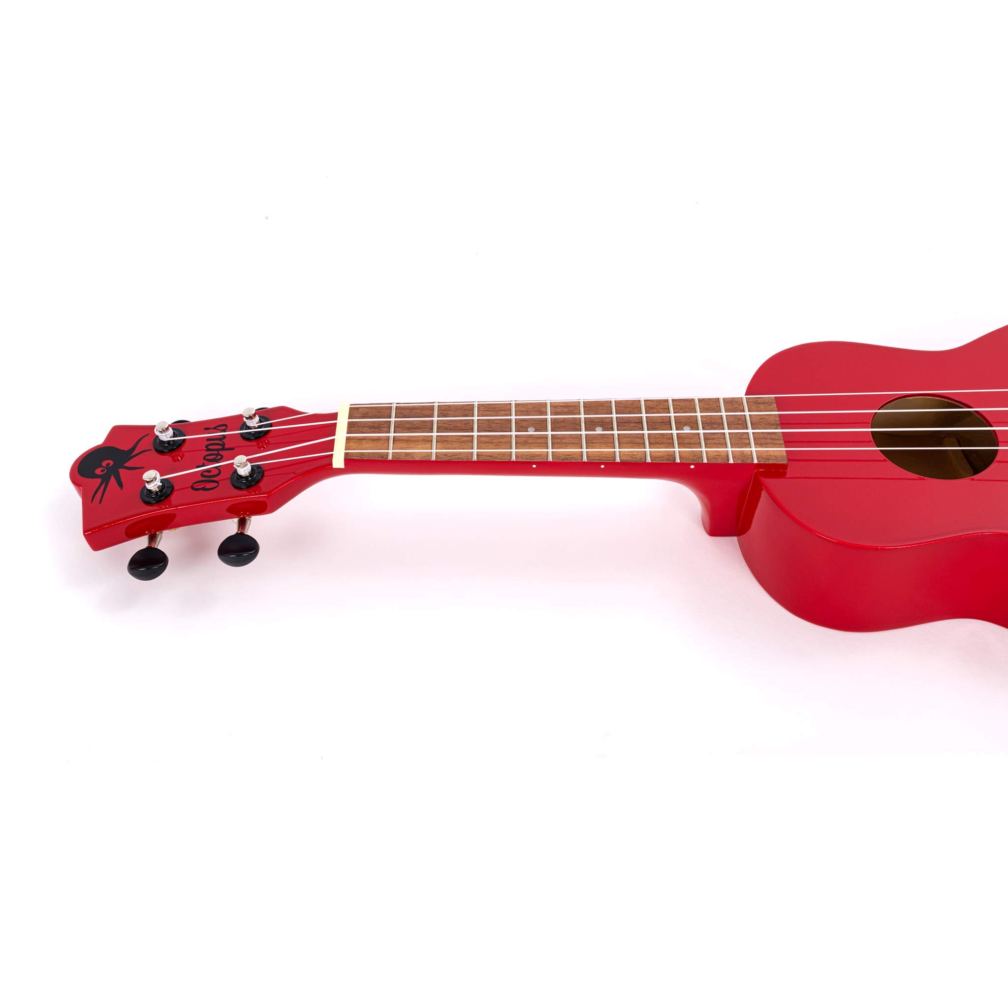Octopus Ukelele soprano Academy en rojo manzana caramelo