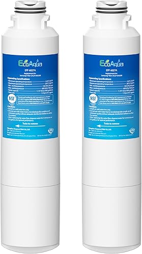 EcoAqua EFF-6027A Repuesto para Samsung DA29-00020B, HAF-CIN/EXP, 46-9101 Filtro de agua para nevera, 2