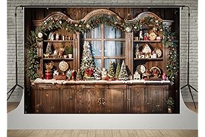 Kate 7x5ft Victorian Christmas Backdrop: Festive Photography Background for Holiday Memories