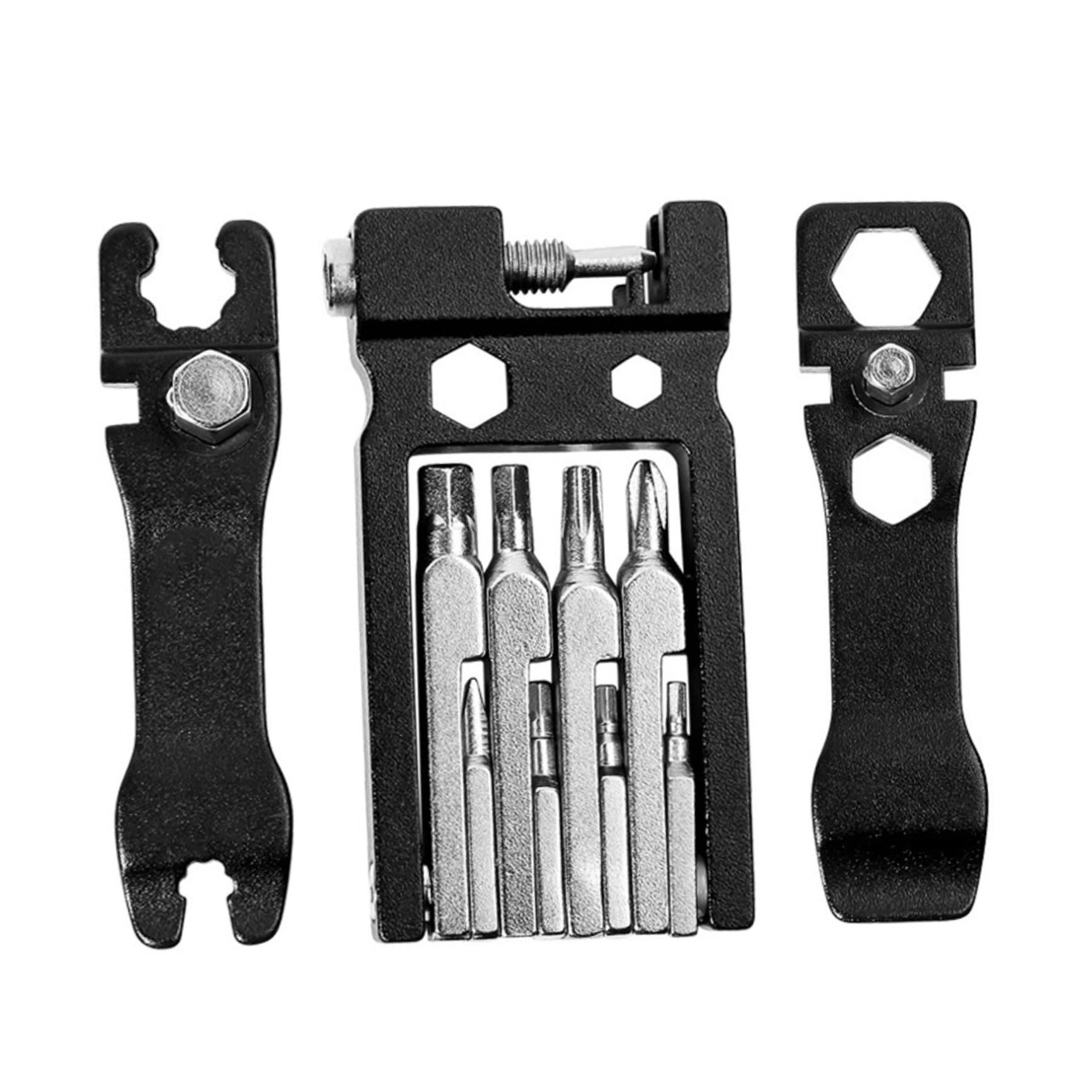 Kit portable multifonction vélo pour réparer votre bicyclette pendant vos randonnées nature