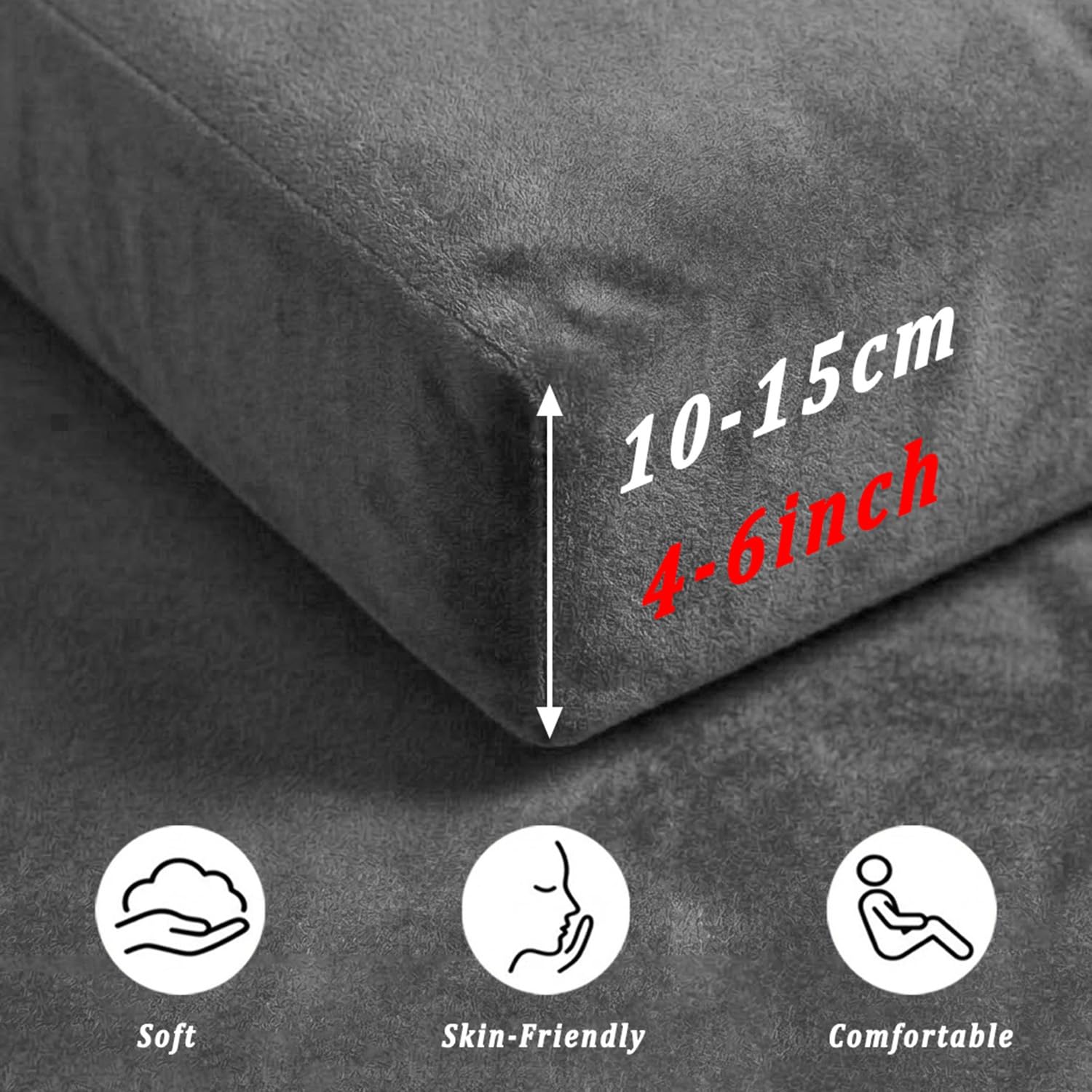 Samt Palettenkissen Bezug 120×80 60×40 120×60 120×40 Stretch Ersatzbezug Mit Verstellbaren Schnallen Für Europaletten Holzsofa Balkon Gartenmöbel Wunschgröße Maßanfertigung(Cyan Blue,Seat 60x80cm)