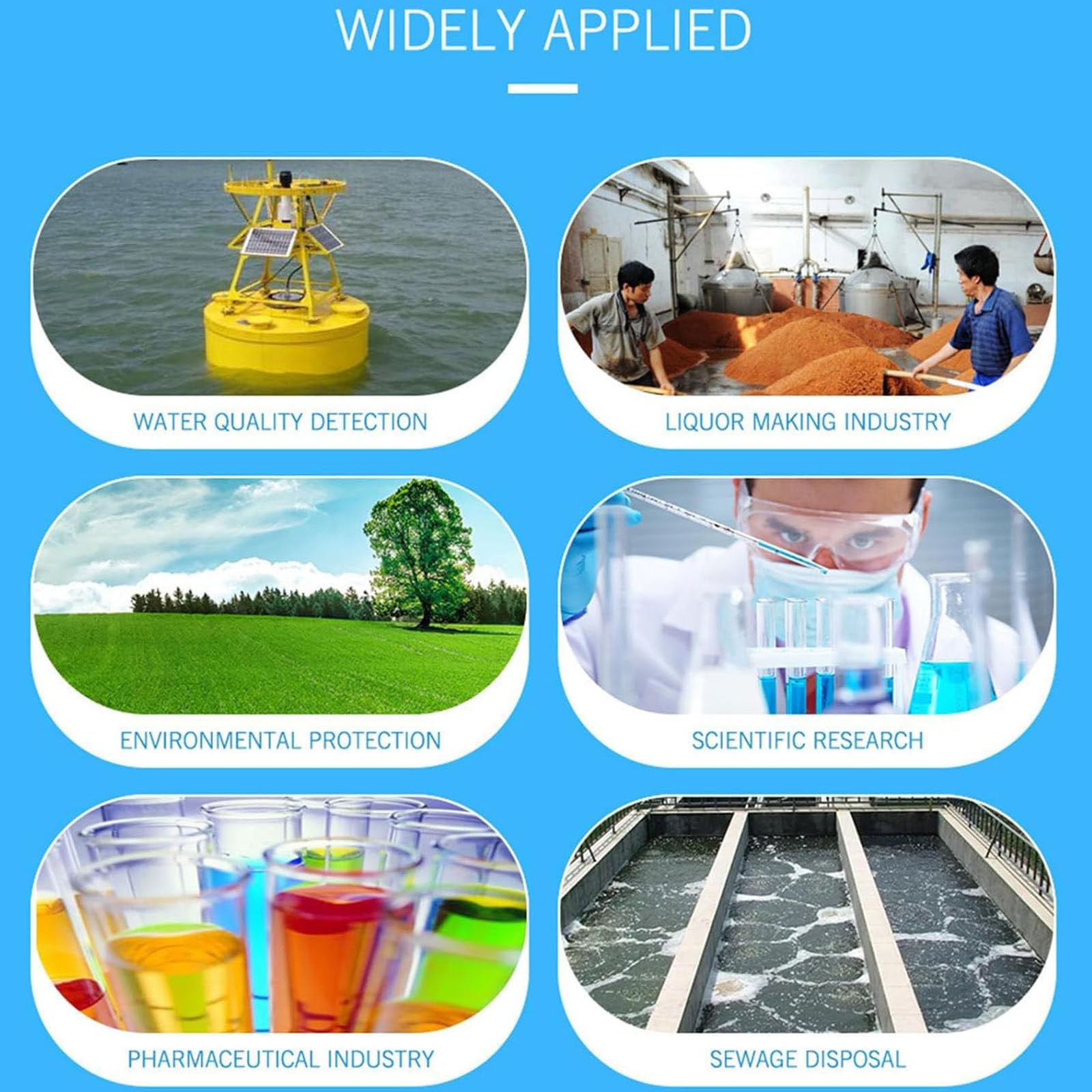 Medidor digital de turbidez, probador manual de calidad del agua para laboratorio, equipo de prueba científico preciso del agua, portátil y fácil de usar, ideal para campo e investigación