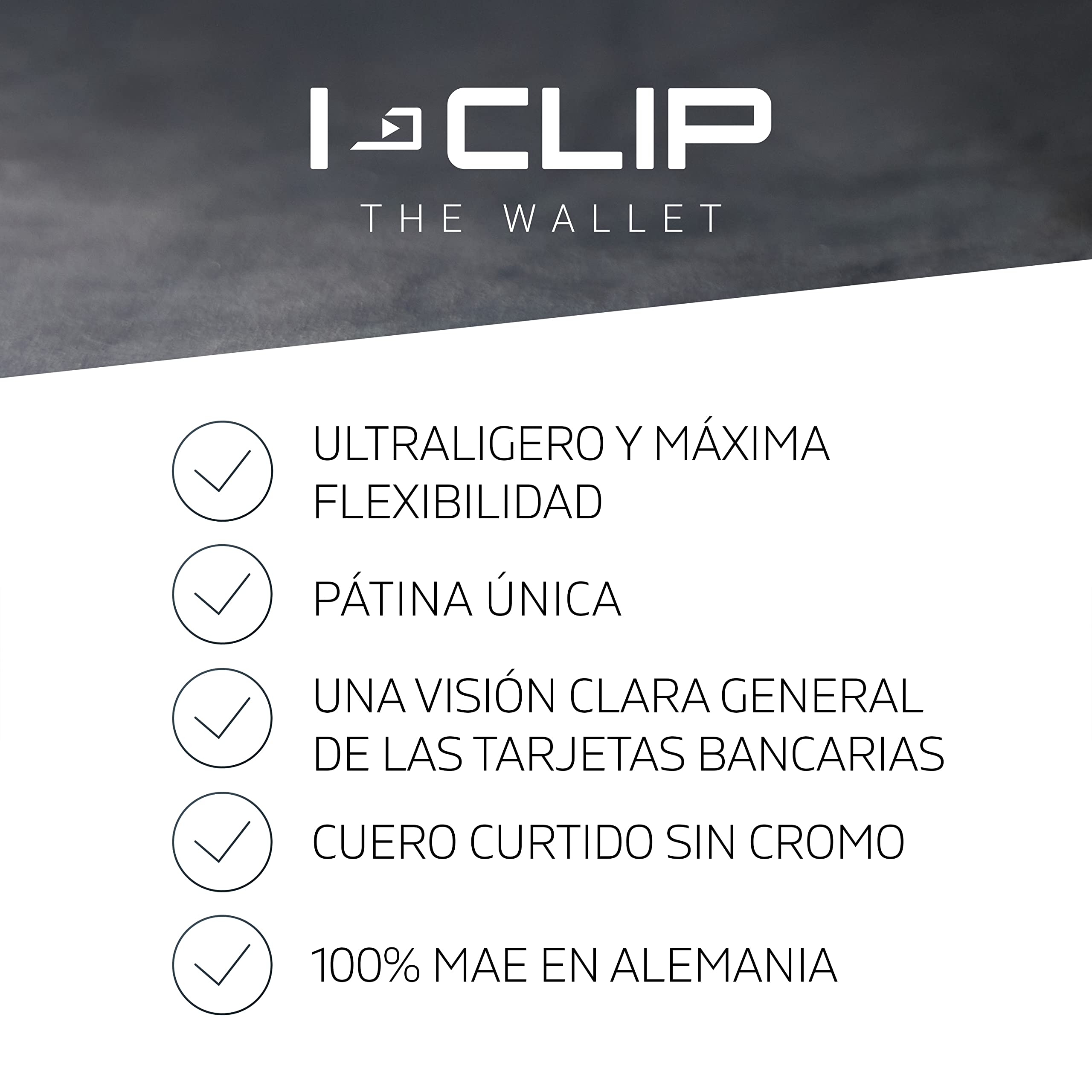 I-CLIP Original Cartera para Hombre ST
