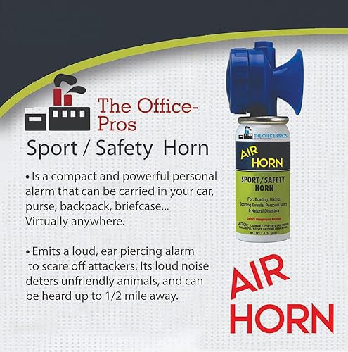 Miniatura 2 de Bocina de aire, disuasorio de osos, seguridad marina, alarma de angustia - para eventos deportivos, navegación y alarma de advertencia al aire libre