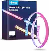 新品 Govee RGBIC Pro led striplights H619A Govee H619A RGBIC Pro LED Strip Lights 16.4 ft works with