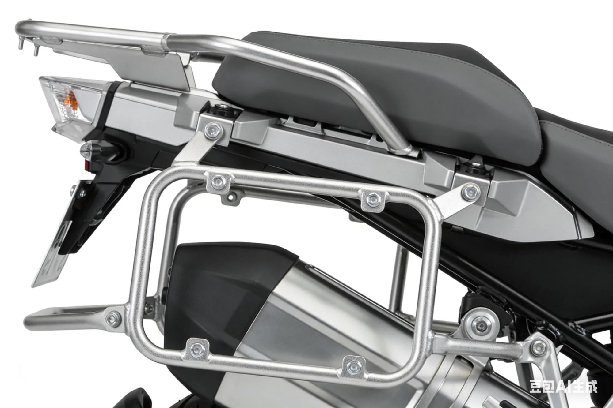 Portapacchi Laterale Moto Con Telaio Bagagliaio Per VOGE DS900X Supporto bauletto | Parti della staffa della borsa laterale Parti modificate per accessori da turismo a lunga distanza(Stainless steel)