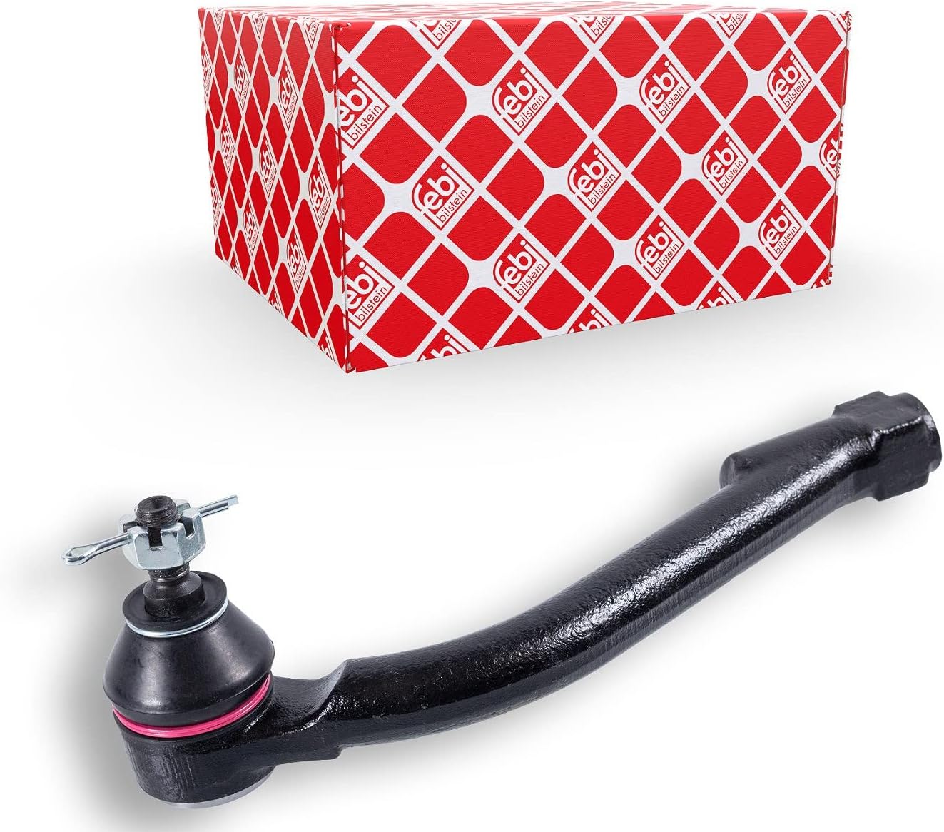 febi bilstein 41895 tie rod end with castle nut and split-pin (front axle right) - Pack of 1
