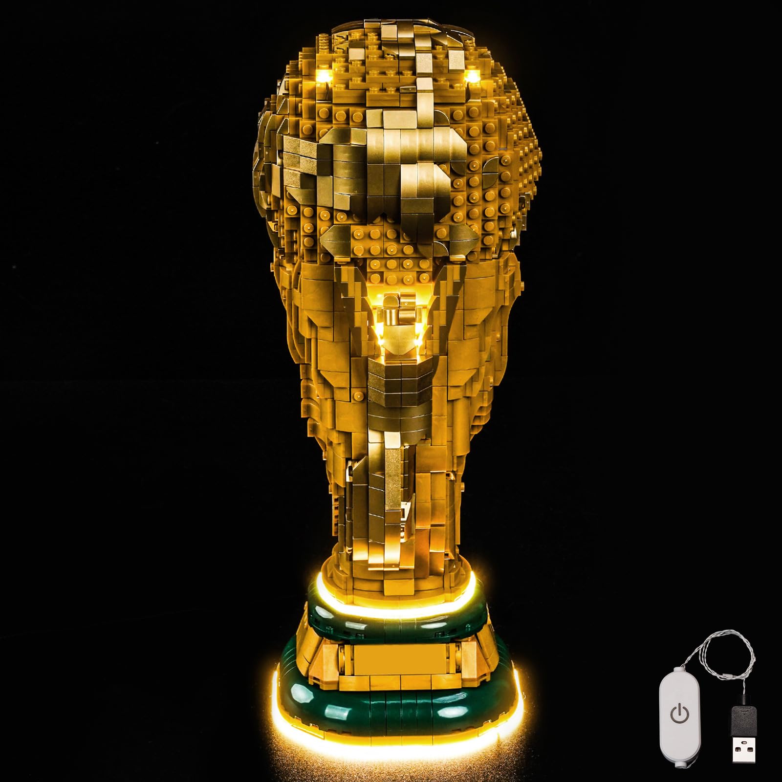 Light Kit Compatible with Lego 43020 FIFA World Cup Official Trophy (No Model), Decoration Lighting Set Compatible with Lego FIFA World Cup Official Trophy Blocks Model — image 1