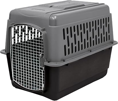 Petmate Large Breeds Dog Kennel, Various Sizes, Dark Gray/Black, Made in USA