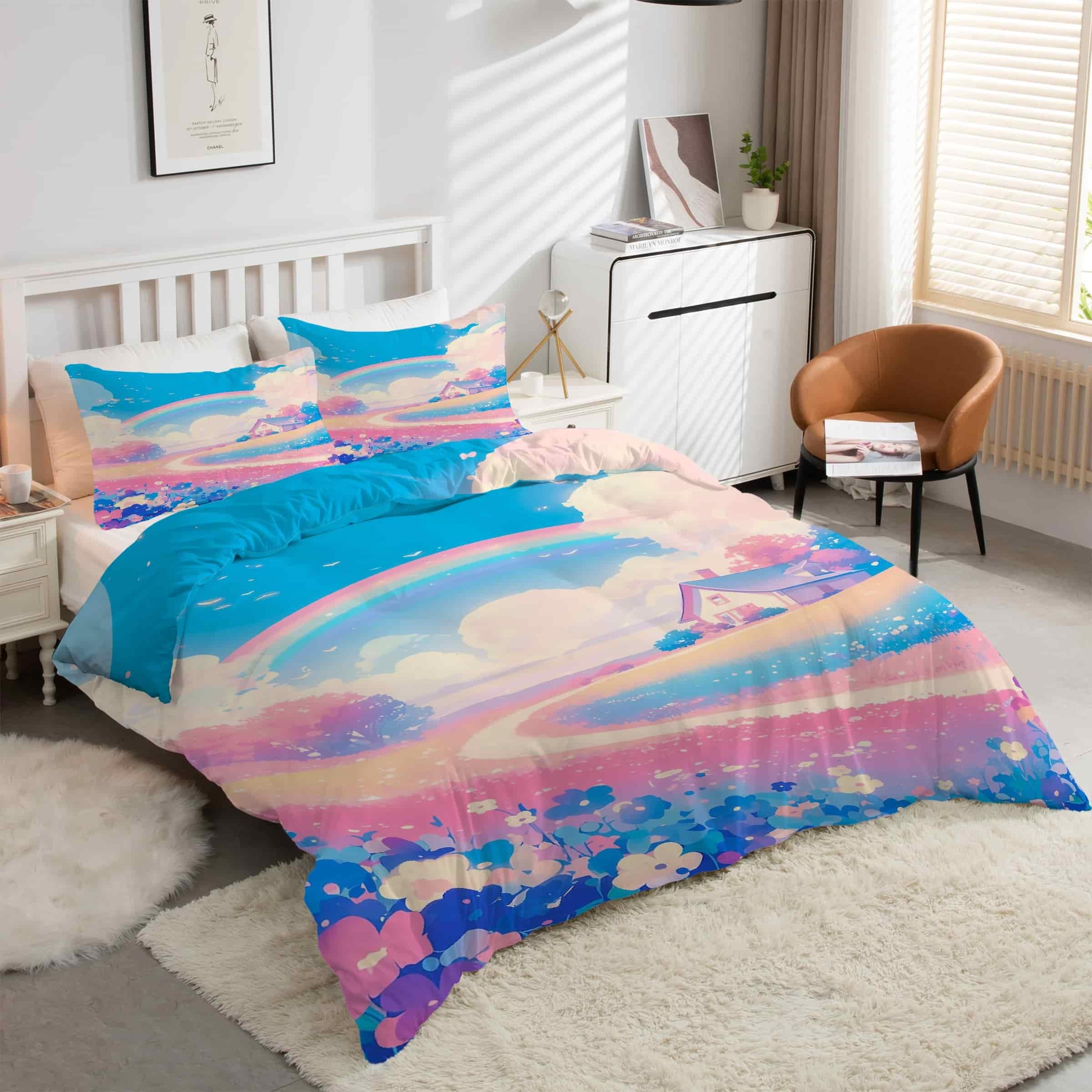Housse de couette 200x200 zippée fini la couette qui glisse avec le modèle kK496