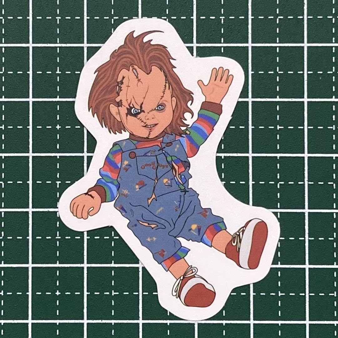 Amazon.co.jp: ステッカー ホラー 映画 チャイルドプレイ Chucky