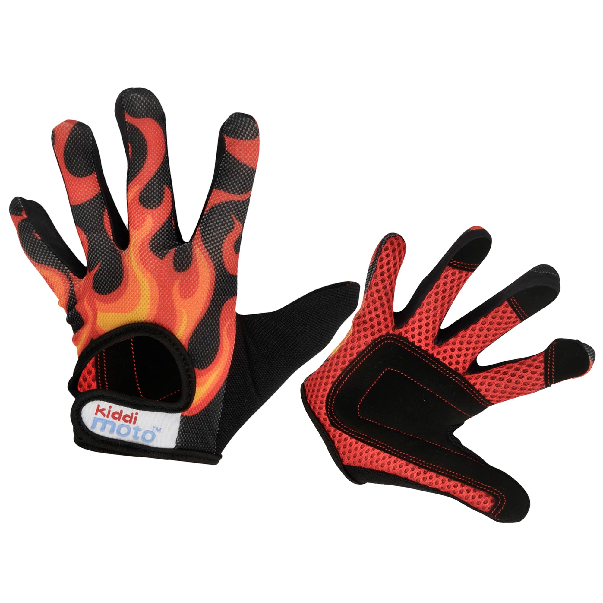 KIDDIMOTO Kinder-Fahrradhandschuhe mit Vollfinger, für Kinder, Fahrrad, Laufrad, Roller und Skateboard (Handschuhe für Mädchen und Jungen), Größe S (2–5 Jahre) Fashion