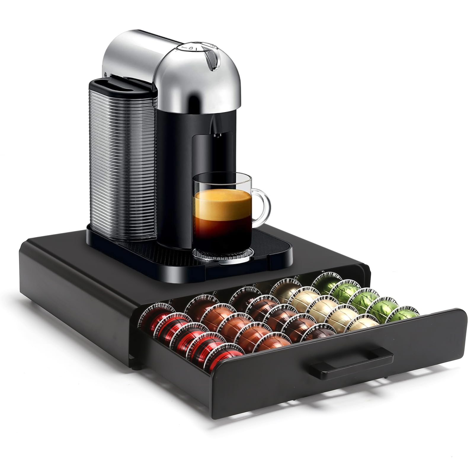 SYSYLY Espresso Capsulehouder Met Lades Koffiecuphouder Opbergbox Geschikt Voor Tchibo Cafissimo Nespresso Vertuo Dolce Gusto 663729912