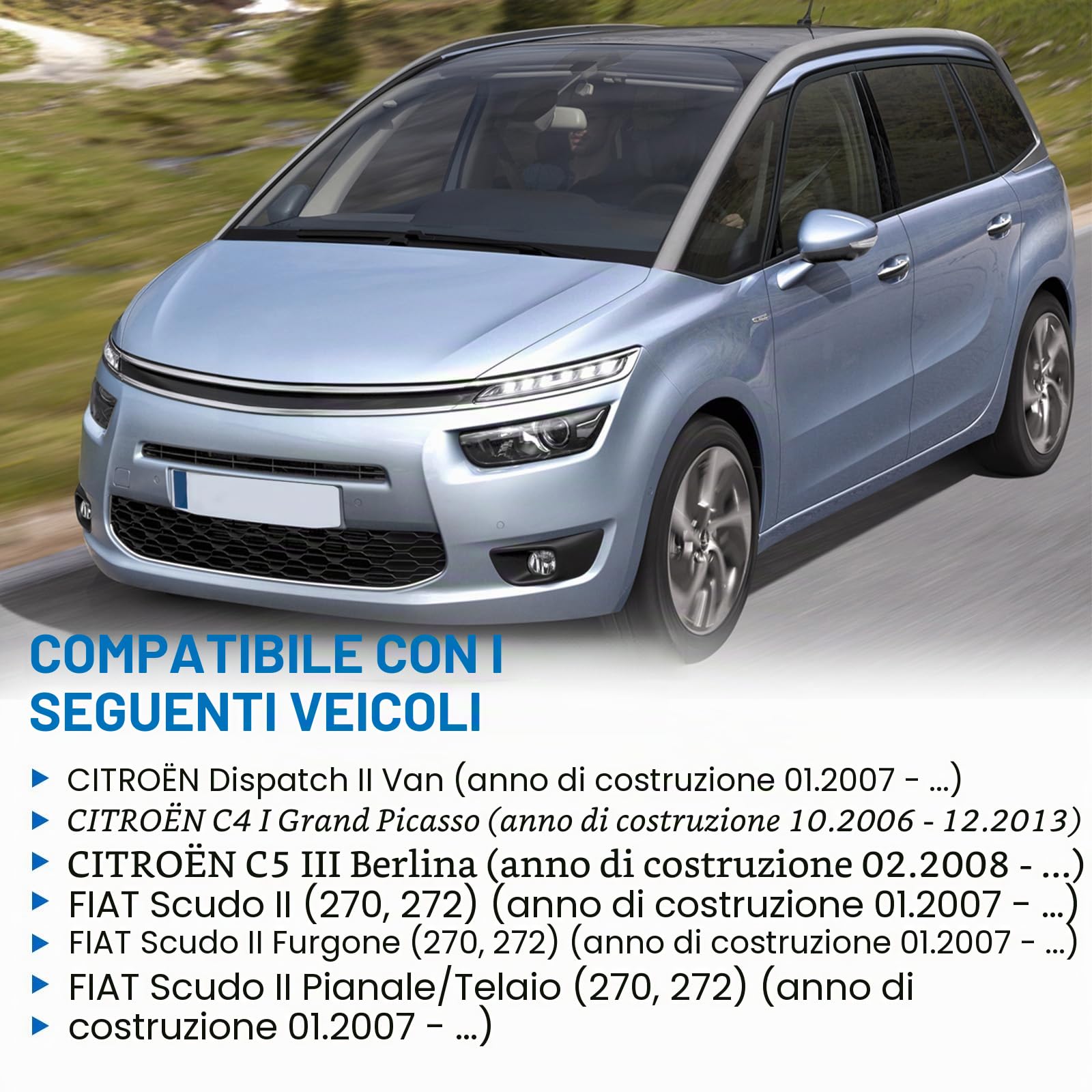 Alloggiamento del filtro del carburante con filtro compatibile con 1.6HDI 1.4HDI C3 C4 C5 DS3 DS4 DS5 208 207 308 508 2008-2018, sostituzione per 9809757980 9809721080