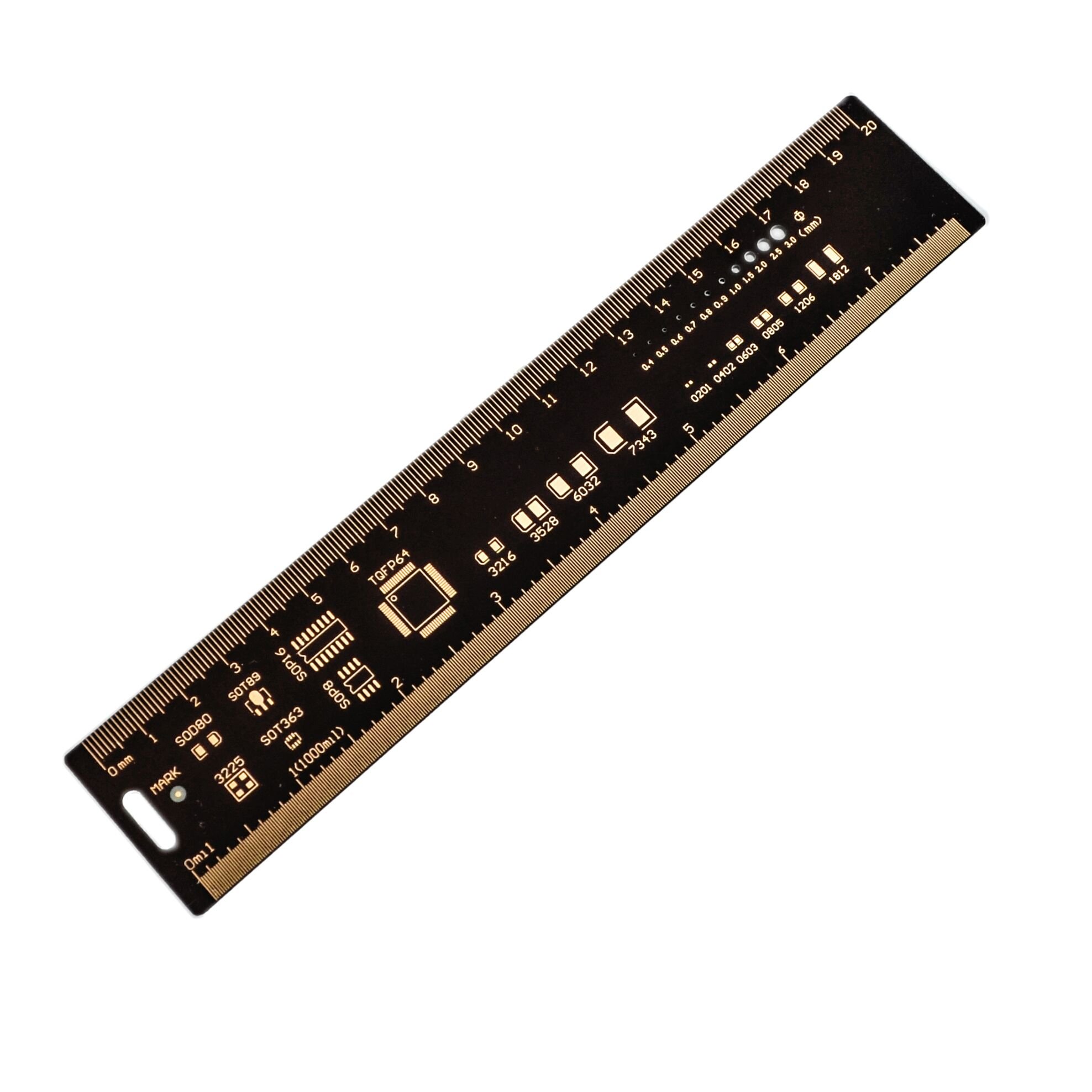 Amazon.co.jp: 20 センチメートル 7.8 インチ多機能 PCB 定規測定 