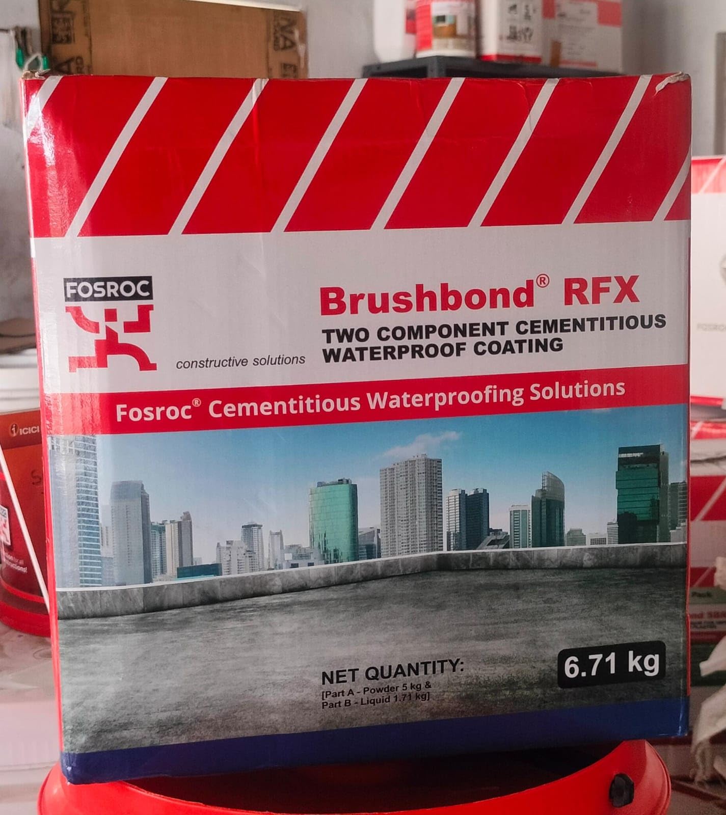 FOSROC Brushbond RFX 6.71kg Cementitious Waterproof Coating