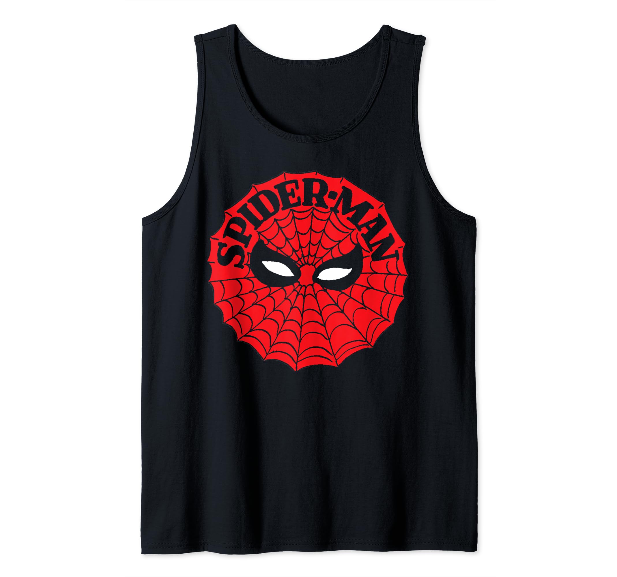 Débardeur Spider-Man Marvel imprimé graphique masque et toile de qualité