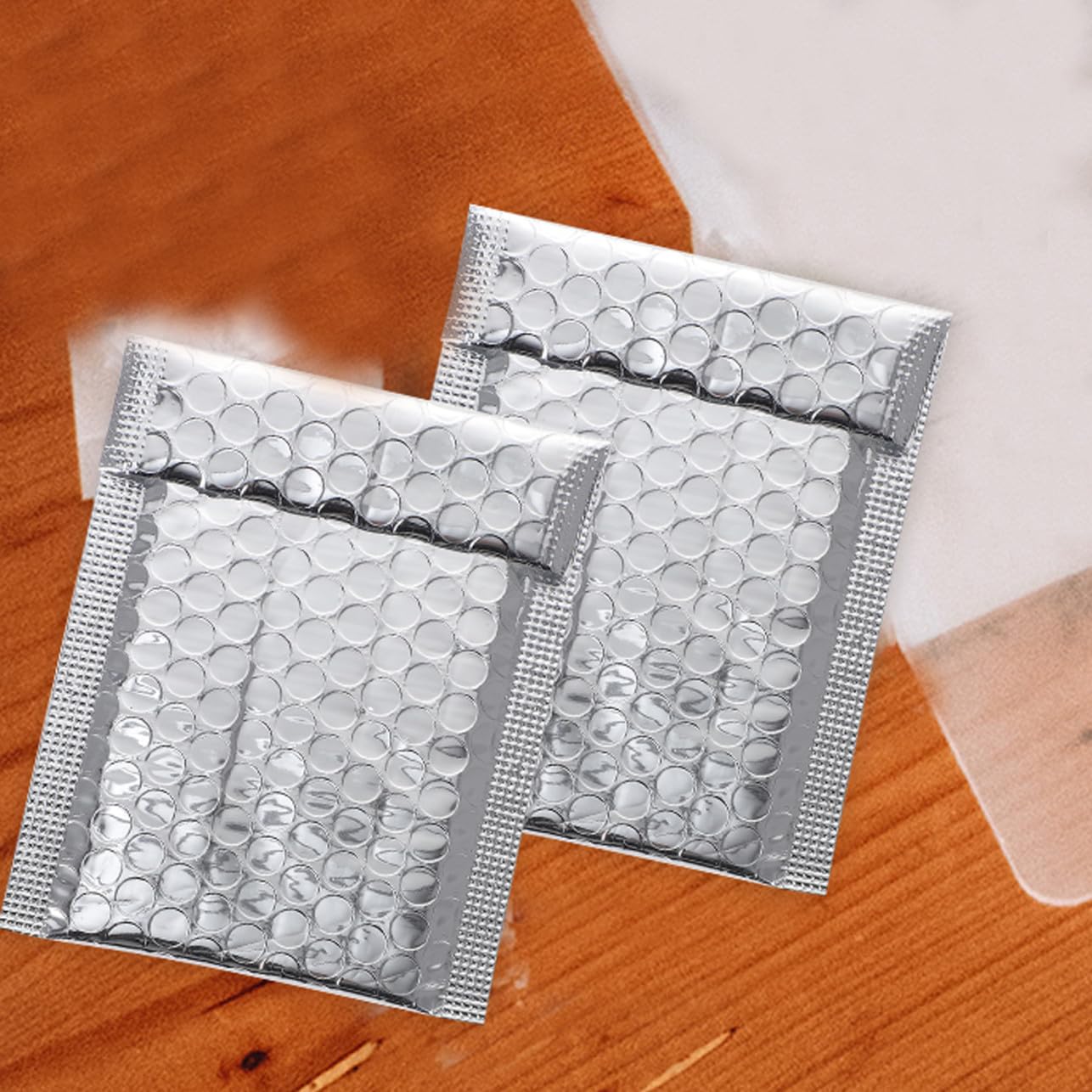 NUOBESTY 100pezzi Buste Imbottite Chiusura Bolle Buste Postali Imbottite Per Spedizioni e Imballaggio Di Oggetti Delicati