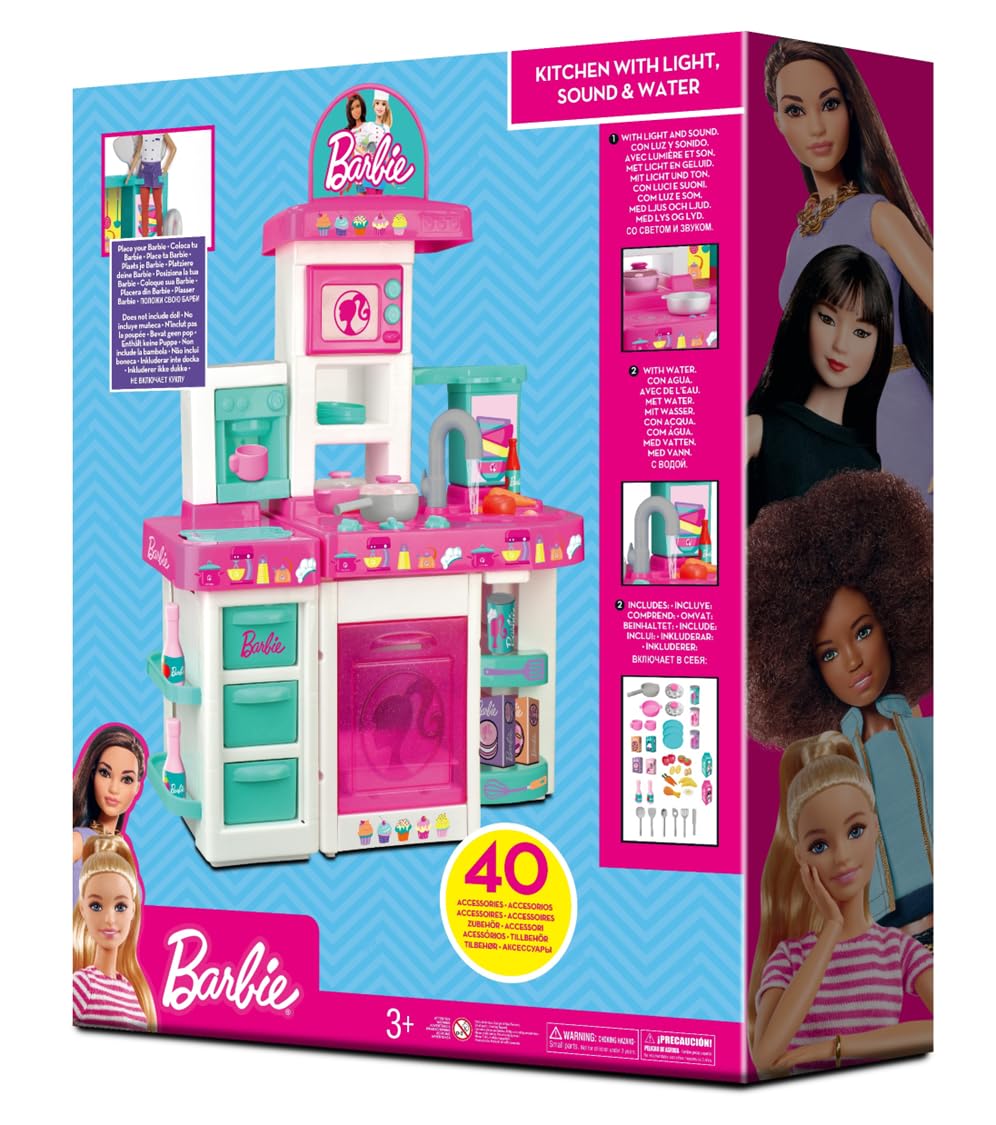Cocina Barbie con luz y sonido