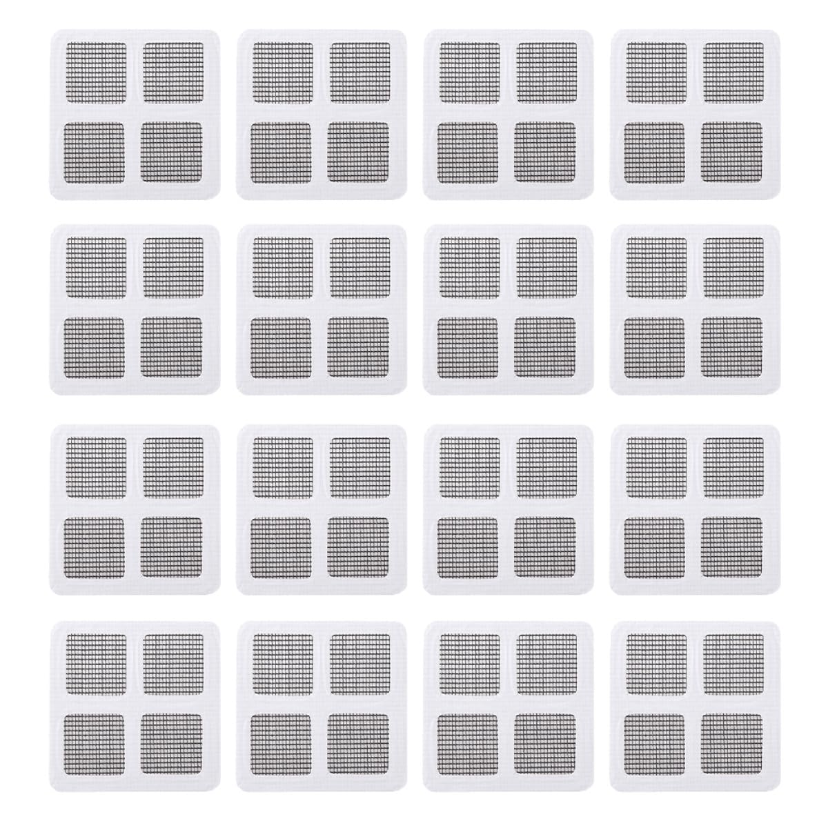 Hemobllo Window Screen Repair Adhesive Patch Tape Waterproof Mesh Patch for Home Window Screen Tear Hole Repair Kit 30 Pieces