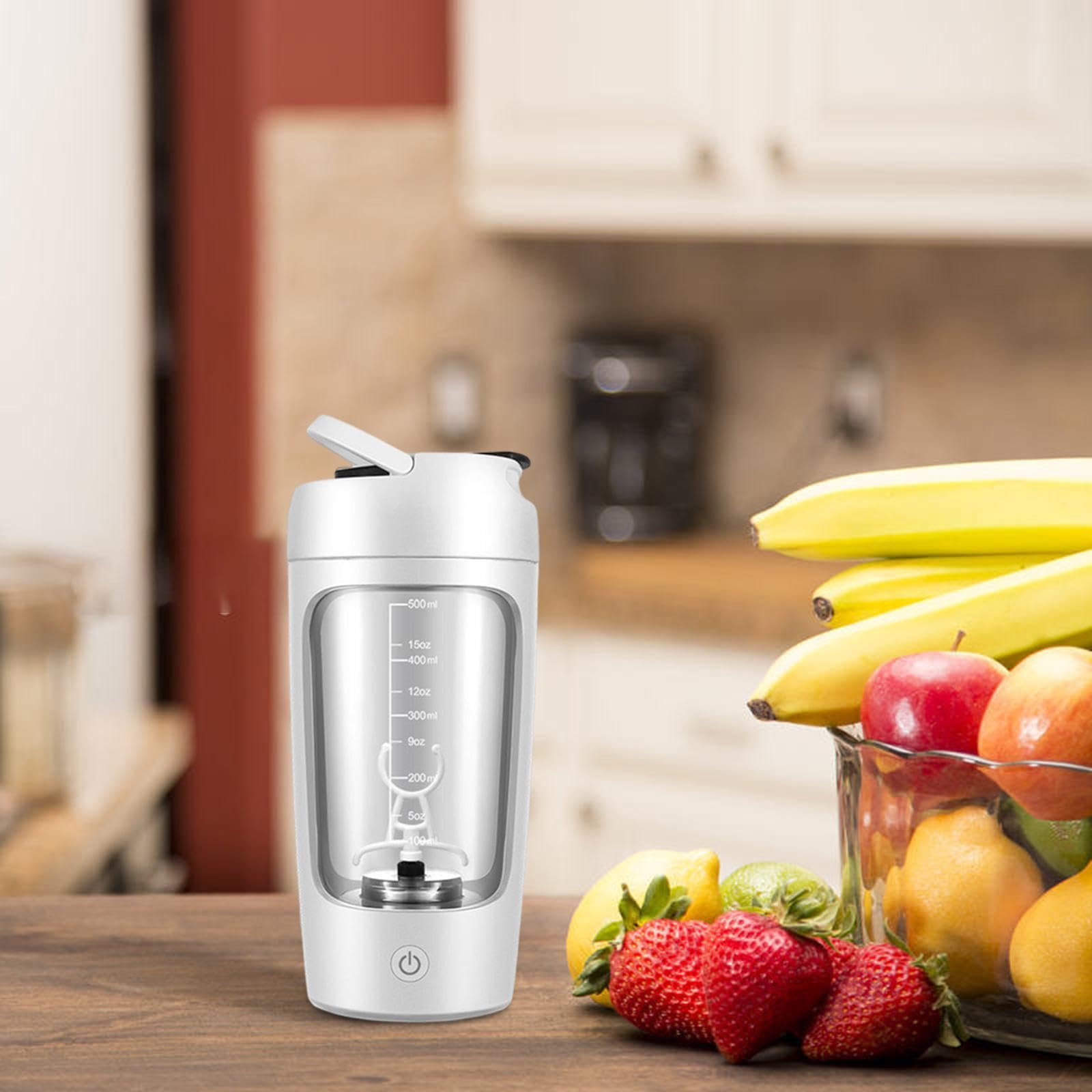 El mezclador de la botella de la coctelera de la proteína recargable del USB ahueca 650ml excelente para la aptitud