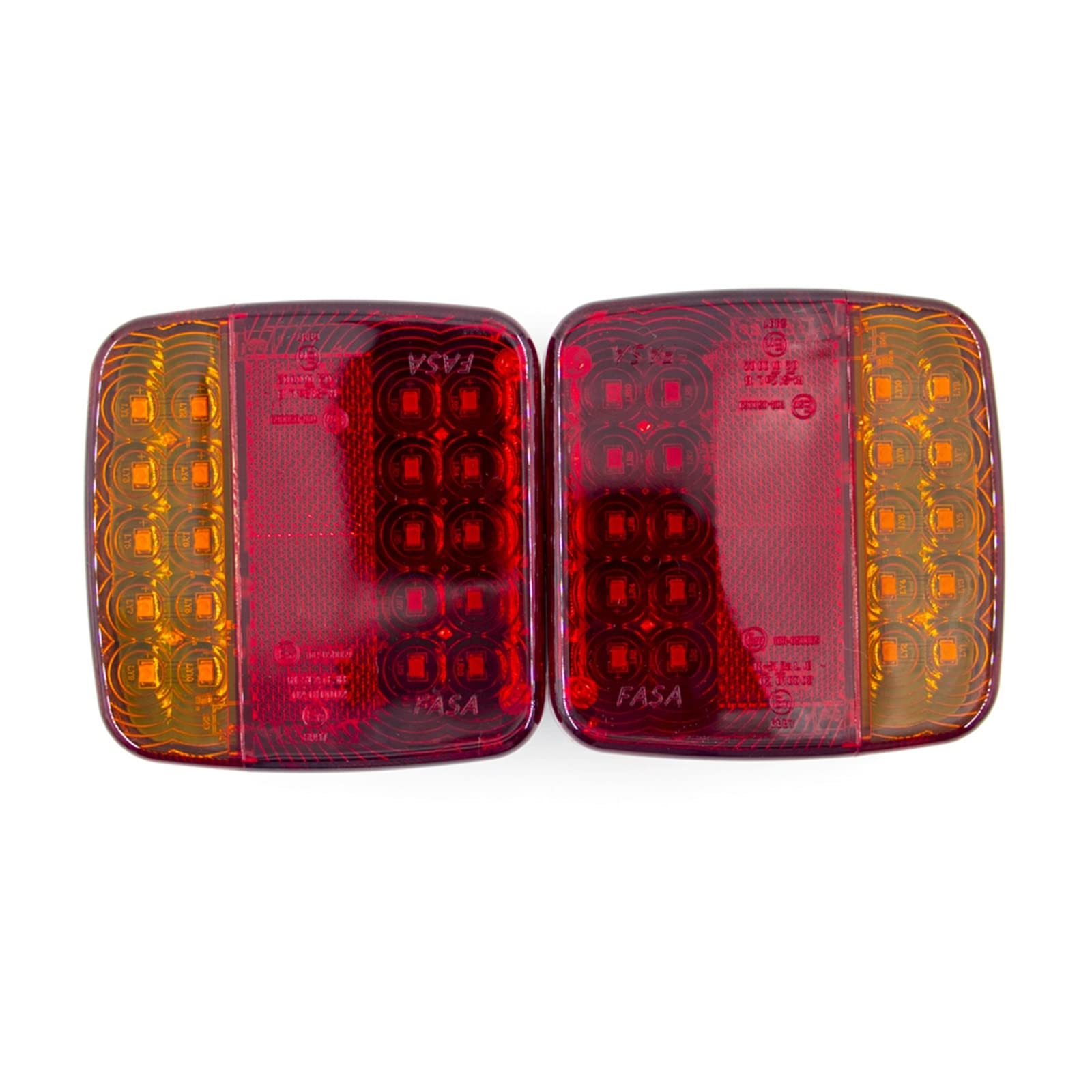 Luz Cola del Coche Luz Trasera LED Magnética Inalámbrica 12V Señal Advertencia Luz Freno para Caravanas Campistas Camiones Caravanas Piloto Trasero indicador Giro