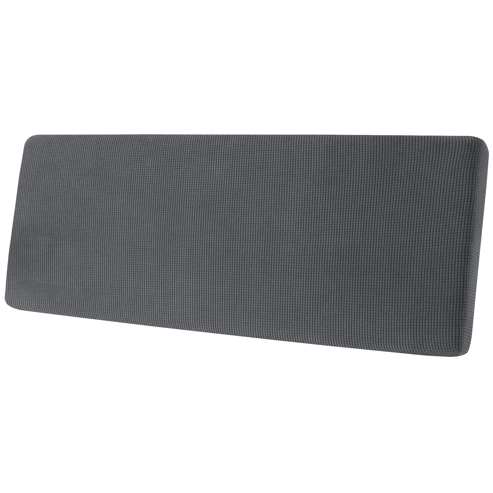 SYLC Sofa Sitzkissenbezug, Sofa Sitzkissenbezug Stretch, Elastischer Kissenbezüge, Husse Überzug Bezug Für Sofa Sitzkissen, rutschfest Stoff Tartan (Mittelgrau,Chaiselongue)