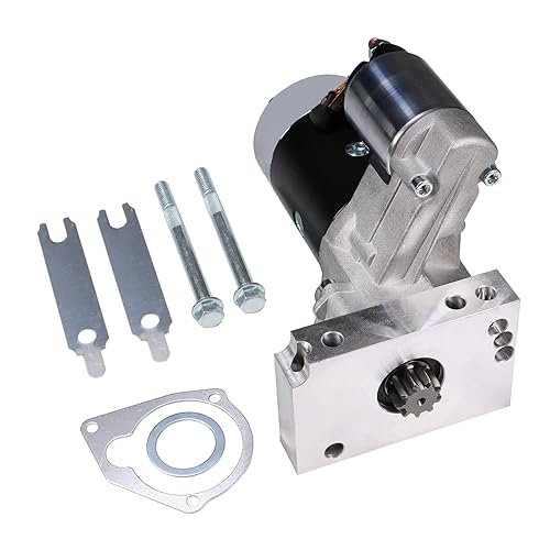 Miniatura 7 de Mini arrancador de alto par rojo de repuesto para Chevy BBC SBC 153168 compatible con dientes