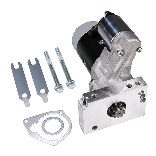 High Torque Mini Starter 153/168 Tooth for Small/Big Block - Replacement for Chevy BBC SBC