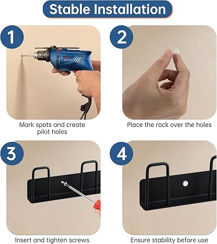 Miniatura 5 de Organizador de tazas medidoras, estante colgante, adecuado para almacenamiento de cocina, taza medidora, soporte para tazas medidoras para ahorrar