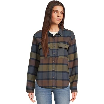 Salty Crew Fathom Flannel espresso