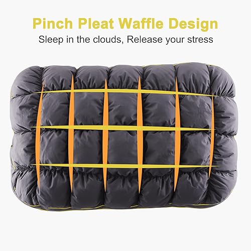 Miniatura 7 de YOUR MOON Almohada de cama de apoyo esponjosa, tamaño King, súper suave relleno alternativo de plumón prémium para dormir, almohadas de cama de