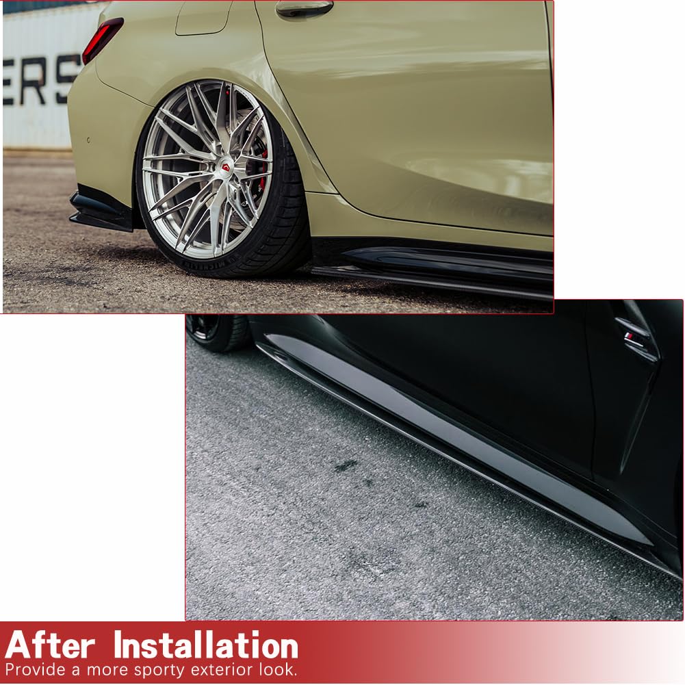 G80 M3 Dry Carbon Fiber Side Skirt Mp Style For Bmw 2021+ G81 G80 G82