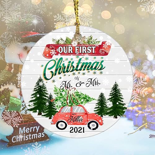 Vista 15 de Adorno de Navidad personalizado para inauguración de la casa, regalo para propietario de una casa nueva, nuevas aventuras, nuevos recuerdos, adorno