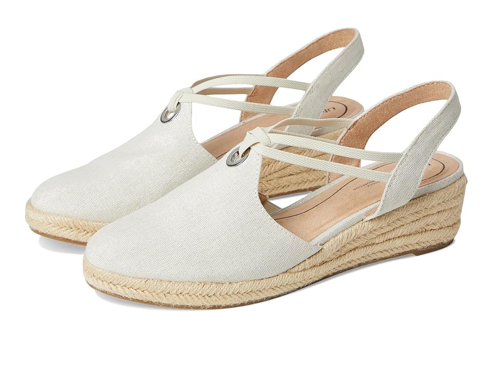 Lifestride Kennedy Women's Boots Natural Linen: 8 M (b) In Multi