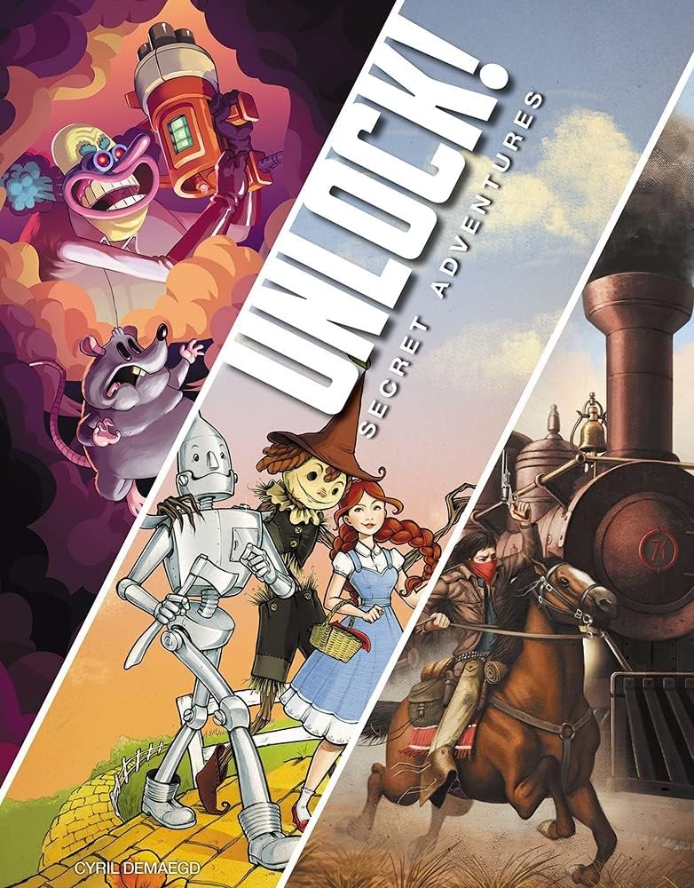 Asmodee ASMSCUNLOCK01EN Unlock 3! Secret Adventures - Escape Room Game - Multi-Colour