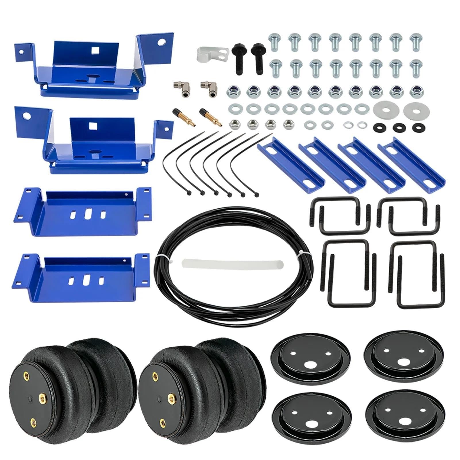 Ammortizzatori Kit Di Livellamento Sospensioni Pneumatiche Posteriori Per Ford Per F-250 Per King Per Ranch Per Lariat XLT 2005-2007 Molle Ammortizzatore Anteriore
