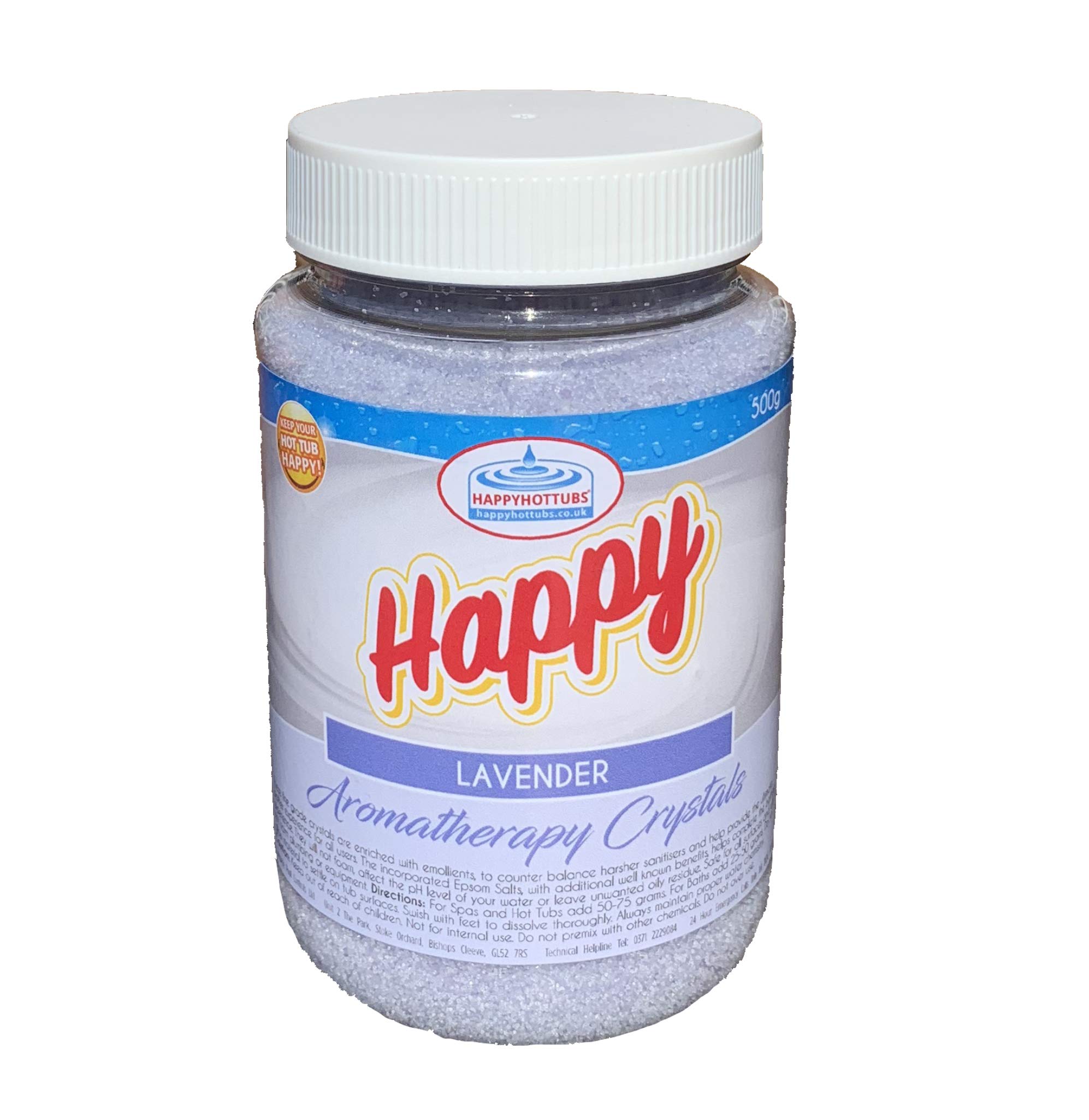 Happy Hot Tubs Spa Aromatherapy Crystals 500g Bath Scent Hot Tub Fragrance Aroma (Lavender)
