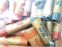 Vista 2 de 72 rollos preformados surtidos de envoltorios de monedas, tubos de níquel, cuartos de centavo