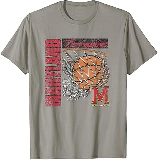Maryland Terrapins Vintage Basketball 90's T-Shirt, Small