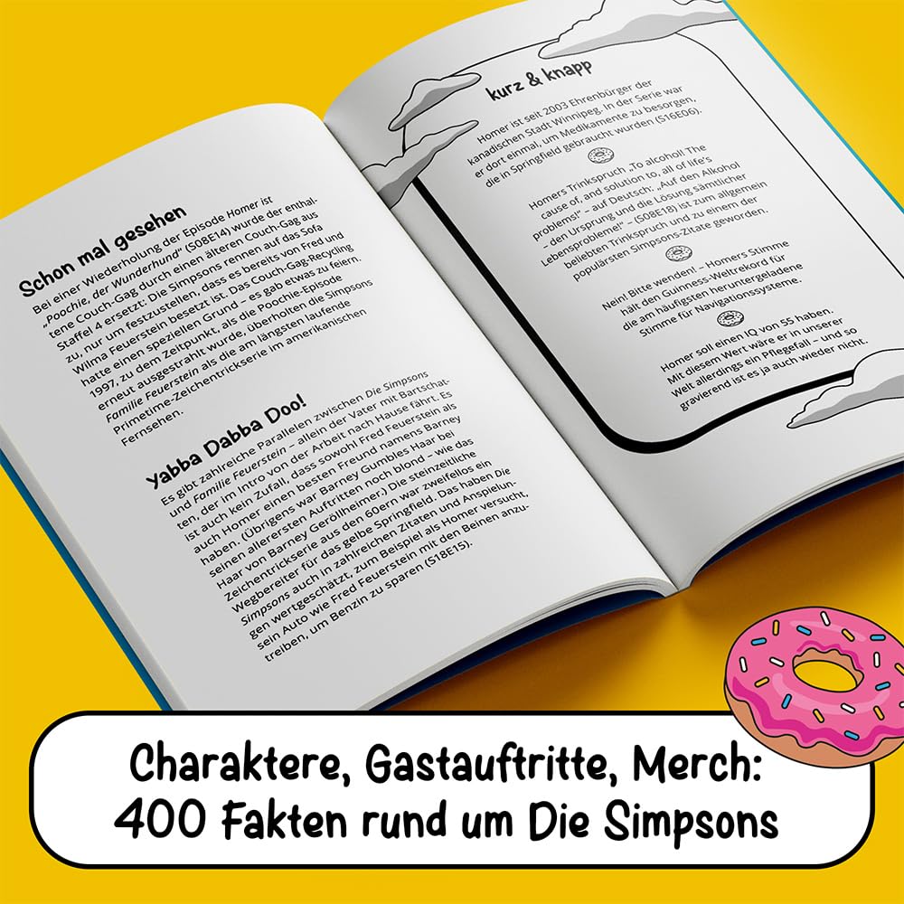 Unnützes Wissen für Simpsons Fans – Die inoffizielle Sammlung: Die unglaublichsten und skurrilsten Fakten rund um die Kultfamilie aus Springfield | Das ultimative Geschenk für Simpsons-Fans