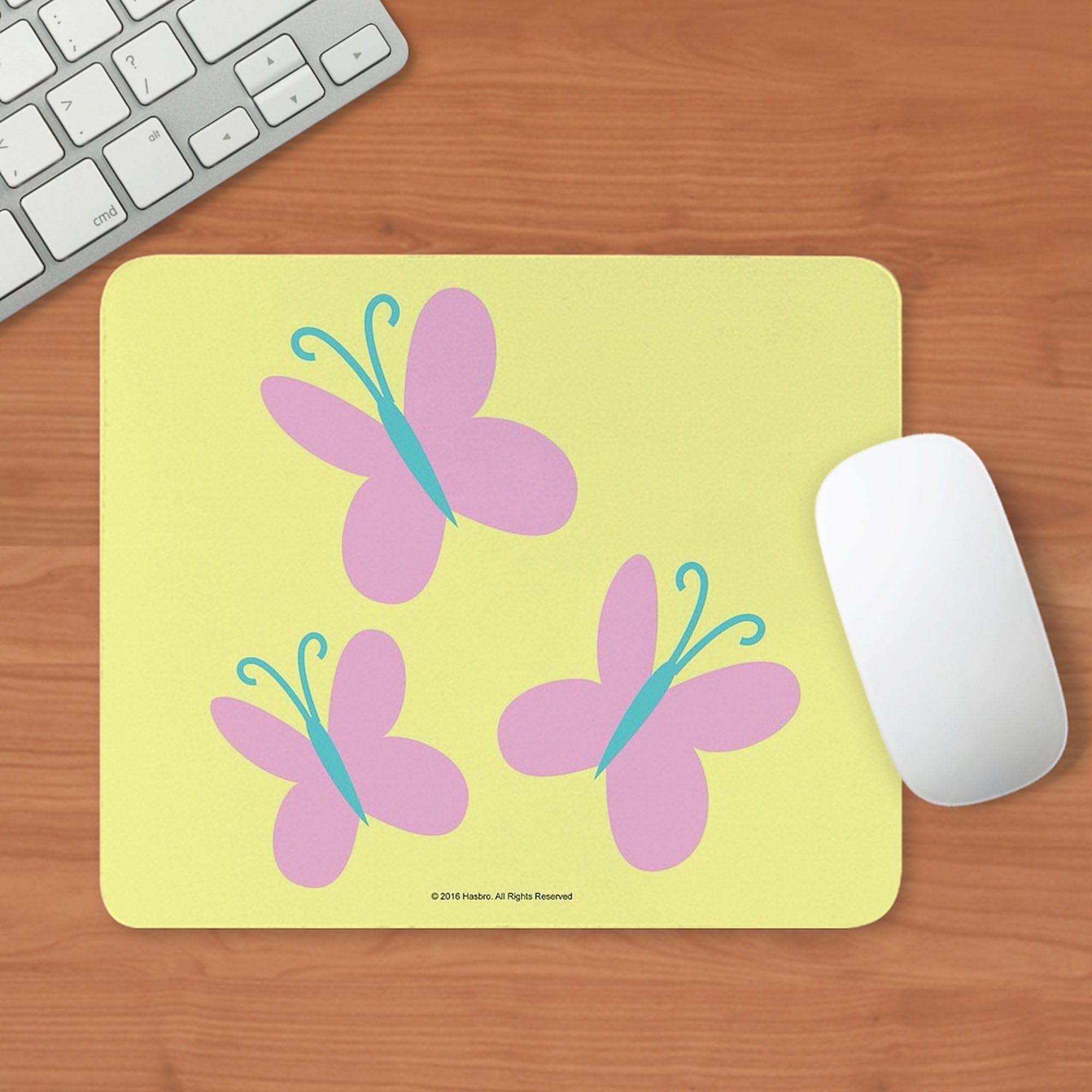 Amazon.com: CafePress MLP Fluttershy Cutie Mark Mousepad Non-Slip
