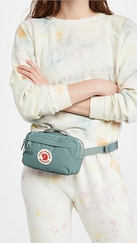 Vista 3 de Fjallraven Riñonera Kanken para mujer, verde escarcha, talla única
