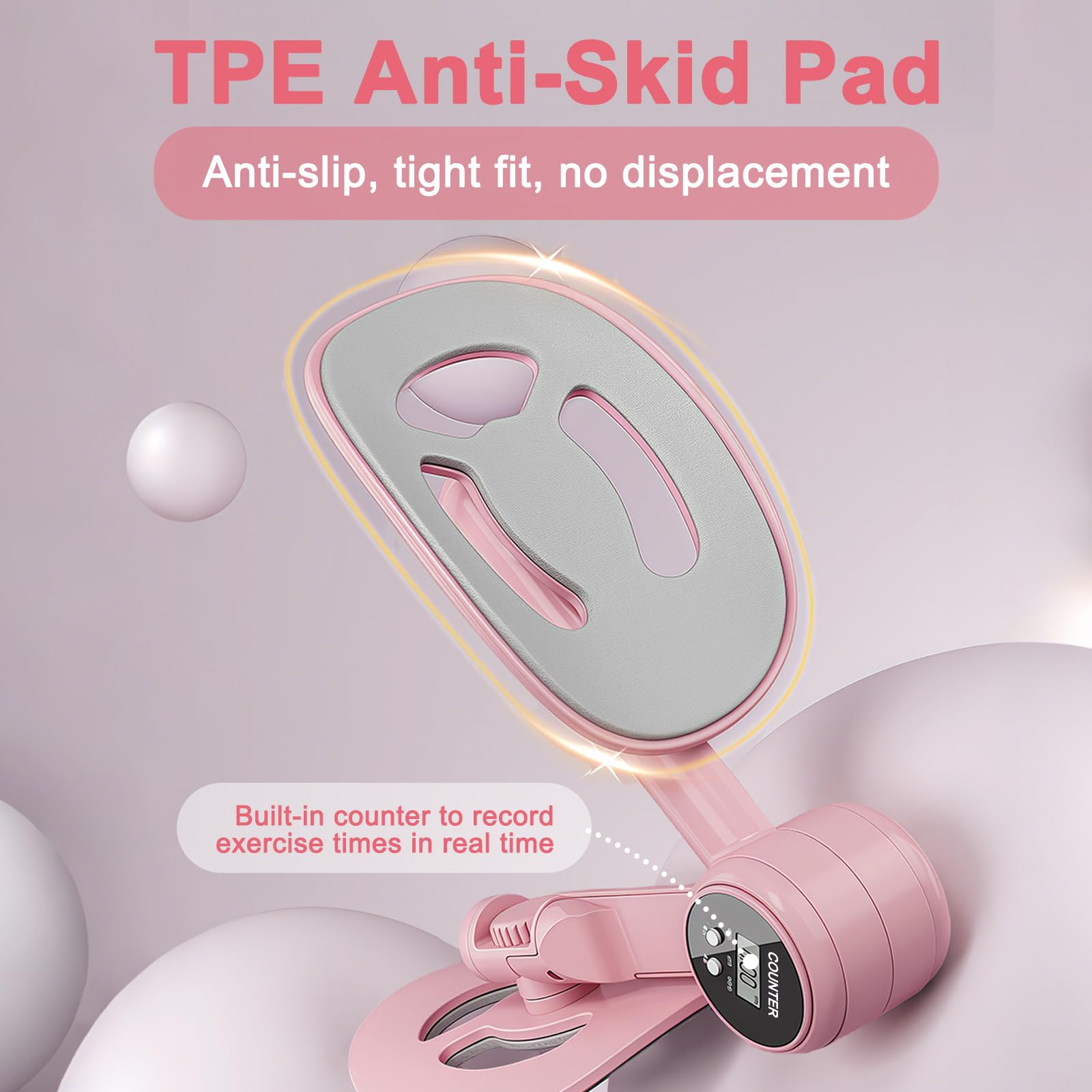 Flintronic Narzędzie wewnętrzne uda, narzędzie wewnętrzne uda, regulowana gimnastyka miednicy, trener ud, narzędzia do siłowni domowej, na pośladki brzuch uda Blaster