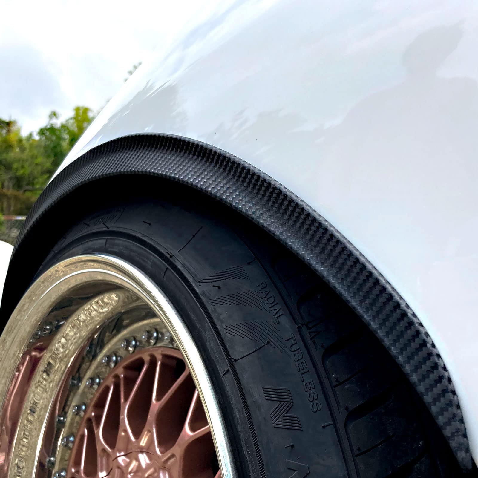 Amazon | 汎用フェンダーモール 65cm 4本セット 両面テープ 付